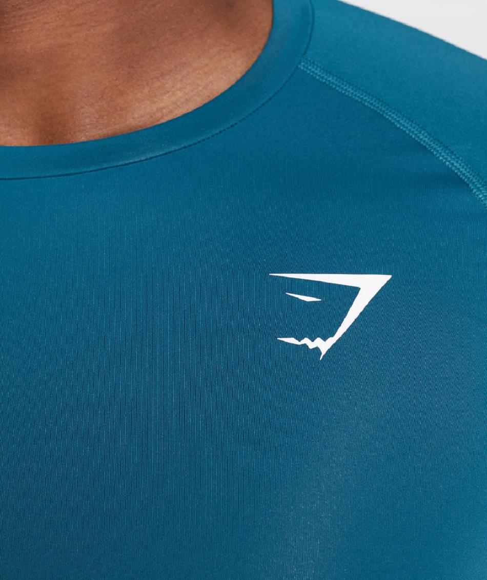 Long Sleeve Gymshark Element Baselayer Hombre Azules | CO 3920ILH